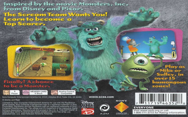 Download Monsters, Inc. Scream Free Full Game